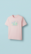 Camiseta clásica con parche urbano exclusivo